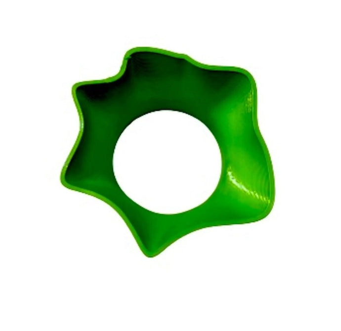 3D Printed Ruffle Cuff in Green LOVE HERO SUSTAINABLE FASHION