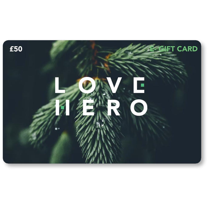 E Gift Card £50 LOVE HERO SUSTAINABLE FASHION